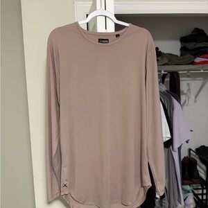 Cuts Clothing Long Sleeve Tee Light Pink XXL